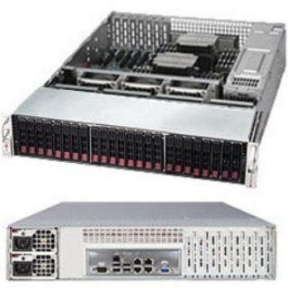 Picture of Supermicro SuperServer 2028R-E1CR24H Barebone System - 2U Rack-mountable - Socket LGA 2011-v3 - 2 x Processor Support