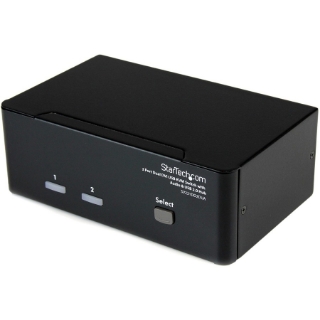 Picture of StarTech.com 2 Port Dual DVI USB KVM Switch w/ Audio & USB Hub