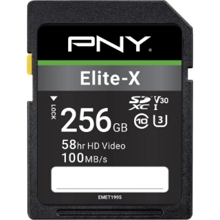 Picture of PNY Elite-X 256 GB Class 10/UHS-I (U3) SDXC