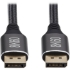 Picture of Tripp Lite DisplayPort 1.4 Cable Latching Connectors 8K 60Hz M/M Black 3ft