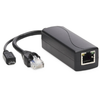 Picture of Tripp Lite PoE to USB Micro-B and RJ45 Active Splitter 48V to 5V 1A 100M