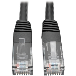 Picture of Tripp Lite Cat6 Gigabit Molded Patch Cable RJ45 M/M 550MHz 24 AWG Black 6'