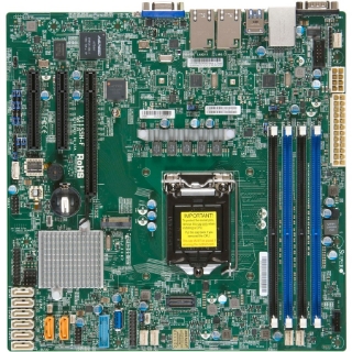 Picture of Supermicro X11SSH-F Server Motherboard - Intel C236 Chipset - Socket H4 LGA-1151 - Micro ATX