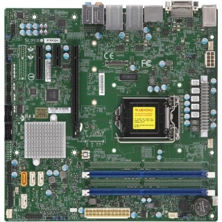 Picture of Supermicro X11SCQ-L Workstation Motherboard - Intel H310 Chipset - Socket H4 LGA-1151 - Micro ATX