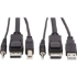 Picture of Tripp Lite DisplayPort KVM Cable Kit 3 in 1 4K USB 3.5 mm Audio 3xM/3xM 6ft