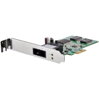 Picture of StarTech.com PCI Express (PCIe) Gigabit Ethernet Multimode SC Fiber Network Card Adapter NIC - 550m