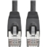 Picture of Tripp Lite Cat6a Snagless Shielded STP Patch Cable 10G, PoE, Black M/M 25ft