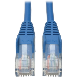 Picture of Tripp Lite Cat5e 350 MHz Snagless Molded UTP Patch Cable (RJ45 M/M), Blue, 35 ft.