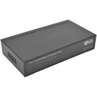 Picture of Tripp Lite 5-Port Gigabit Ethernet Switch Desktop Metal Unmanaged Switch 10/100/1000 Mbps