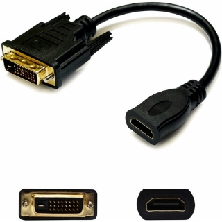 Picture of 5PK HDMI 1.3 Male to DVI-D Dual Link (24+1 pin) Female Black Adapters For Resolution Up to 2560x1600 (WQXGA)