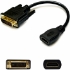Picture of 5PK HDMI 1.3 Male to DVI-D Dual Link (24+1 pin) Female Black Adapters For Resolution Up to 2560x1600 (WQXGA)