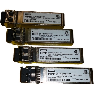 Picture of HPE MSA 8Gb Short Wave Fibre Channel SFP+ 4-pack Transceiver