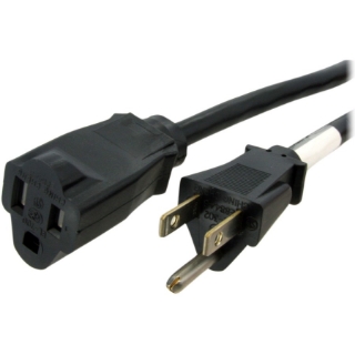 Picture of StarTech.com 25 ft Power Cord Extension - NEMA 5-15R to NEMA 5-15P