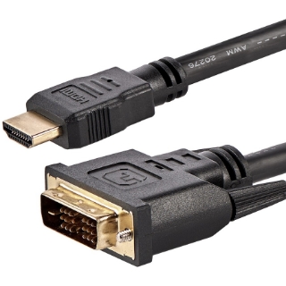 Picture of StarTech.com HDMI to DVI Cable - 6 ft / 2m - HDMI to DVI-D Cable - HDMI Monitor Cable - HDMI to DVI Adapter Cable