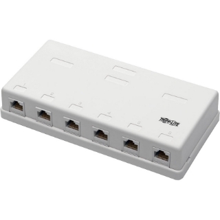 Picture of Tripp Lite Cat6 Surface-Mount Box 6-Port Unshielded 110 IDC Punchdown RJ45