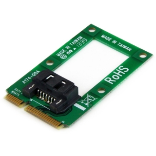 Picture of StarTech.com mSATA to SATA HDD / SSD Adapter - Mini SATA to SATA Converter Card