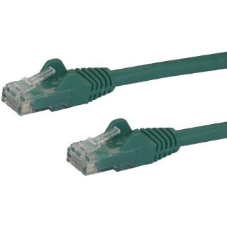 Picture of StarTech.com 14ft CAT6 Ethernet Cable - Green Snagless Gigabit - 100W PoE UTP 650MHz Category 6 Patch Cord UL Certified Wiring/TIA