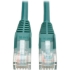 Picture of Tripp Lite 10ft Cat5e / Cat5 Snagless Molded Patch Cable RJ45 M/M Green 10'