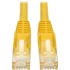 Picture of Tripp Lite 10ft Cat6 Gigabit Snagless Molded Patch Cable RJ45 M/M Yellow 10'