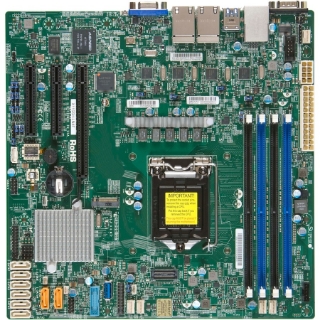 Picture of Supermicro X11SSH-LN4F Server Motherboard - Intel C236 Chipset - Socket H4 LGA-1151 - Micro ATX