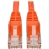 Picture of Tripp Lite 2ft Cat6 Gigabit Snagless Molded Patch Cable RJ45 M/M Orange 2'