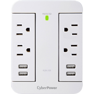 Picture of CyberPower P4WSU Home Office 4 - Outlet Surge with 900 J