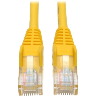 Picture of Tripp Lite 5ft Cat5e / Cat5 Snagless Molded Patch Cable RJ45 M/M Yellow 5'