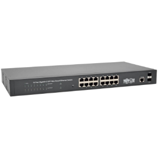 Picture of Tripp Lite 16-Port Gigabit Ethernet Switch L2 Managed SFP 10/100/1000Mbps