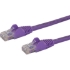 Picture of StarTech.com 5ft CAT6 Ethernet Cable - Purple Snagless Gigabit - 100W PoE UTP 650MHz Category 6 Patch Cord UL Certified Wiring/TIA