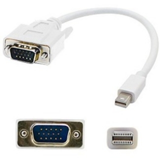 Picture of 3ft Mini-DisplayPort 1.1 Male to VGA Male White Cable For Resolution Up to 1920x1200 (WUXGA)