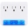 Show details for CyberPower P3WUH Wall Tap Outlet Picture of CyberPower P3WUH Wall Tap Outlet