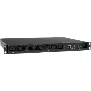 Picture of Tripp Lite PDU Switched 200V - 240V 20A C13 8 Outlet L6-20P Horizontal 1URM