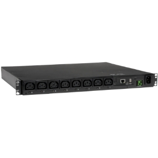 Picture of Tripp Lite PDU Switched 200V - 240V 15A C13 8 Outlet C14 Horizontal 1URM TAA