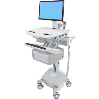 Picture of Ergotron StyleView Cart with LCD Pivot, LiFe Powered, 1 Tall Drawer (1x1)
