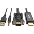 Picture of Tripp Lite VGA to HDMI Adapter Converter Cable w Audio & USB Power 1080p 6' 6in