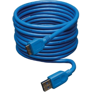 Picture of Tripp Lite 10ft USB 3.0 SuperSpeed Device Cable USB-A Male to USB Micro-B Male