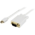 Picture of StarTech.com 6 ft Mini DisplayPort to VGAAdapter Converter Cable - mDP to VGA 1920x1200 - White