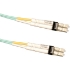 Picture of Tripp Lite 1M 10Gb Duplex Multimode 50/125 OM3 LSZH Fiber Optic Patch Cable Mini-LC / Mini-LC Aqua 3' 3ft 1 Meter