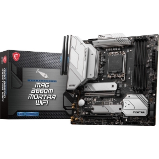 Picture of MSI MAG B660M MORTAR WIFI Desktop Motherboard - Intel B660 Chipset - Socket LGA-1700 - Intel Optane Memory Ready - Micro ATX