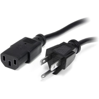 Picture of StarTech.com 10ft (3m) Computer Power Cord, NEMA 5-15P to C13, 10A 125V, 18AWG, 10 Pack, Replacement PC Power Cord, TV/Monitor Power Cable