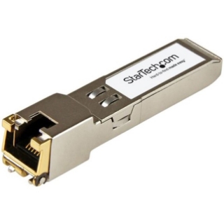 Picture of StarTech.com Extreme Networks 10050 Compatible SFP Module - 1000BASE-T - 1GE Gigabit Ethernet SFP to RJ45 Cat6/Cat5e Transceiver - 100m