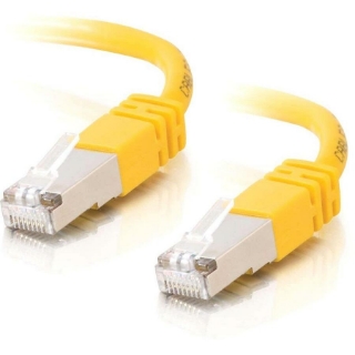 Picture of C2G-5ft Cat5e Molded Shielded (STP) Network Patch Cable - Yellow