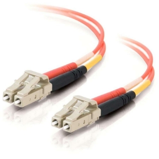 Picture of C2G-15m LC-LC 50/125 OM2 Duplex Multimode Fiber Optic Cable (TAA Compliant) - Orange