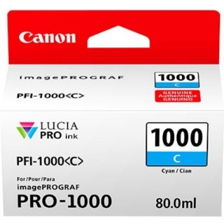 Picture of Canon LUCIA PRO PFI-1000 Original Ink Cartridge - Cyan