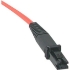 Picture of C2G-2m MTRJ-ST 62.5/125 OM1 Duplex Multimode PVC Fiber Optic Cable - Orange