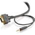 Picture of C2G 25ft Flexima HD15 UXGA + 3.5mm Stereo Audio M/M Monitor Cable