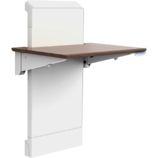 Picture of Ergotron WorkFit Elevate (walnut hills) Sit-Stand Wall Desk