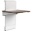 Show details for Ergotron WorkFit Elevate with Power Access (Walnut Hills) Sit-Stand Wall Desk Picture of Ergotron WorkFit Elevate with Power Access (Walnut Hills) Sit-Stand Wall Desk