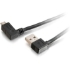 Picture of C2G 1m USB A to Micro-USB B Cable with Right Angeled Connectors-USB 2.0 3ft