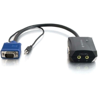 Picture of C2G 11in TruLink 2-Port UXGA + 3.5mm Monitor Splitter Cable